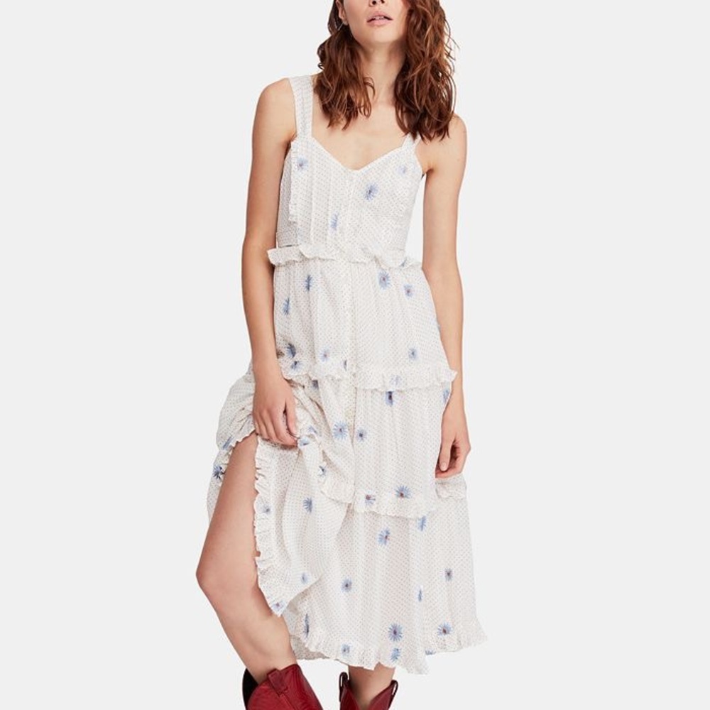 Free People Daisy Chain XS White Dress